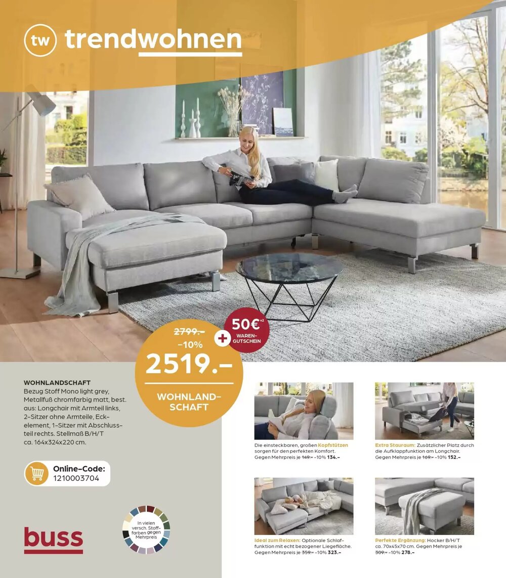 Möbel Buss Prospekt (ab 26.02.2026) zum Blättern - Seite 2