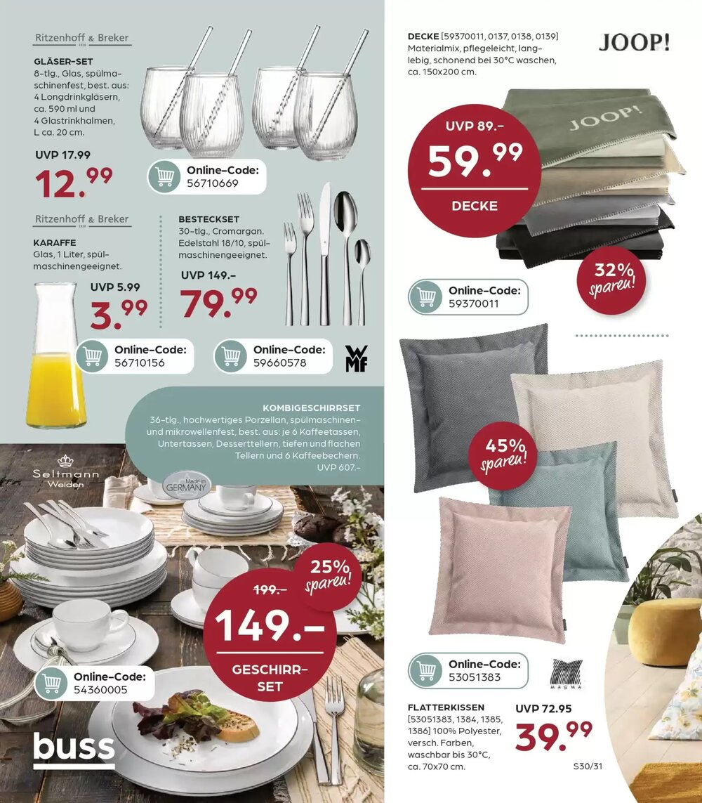 Möbel Buss Prospekt (ab 26.02.2026) zum Blättern - Seite 30