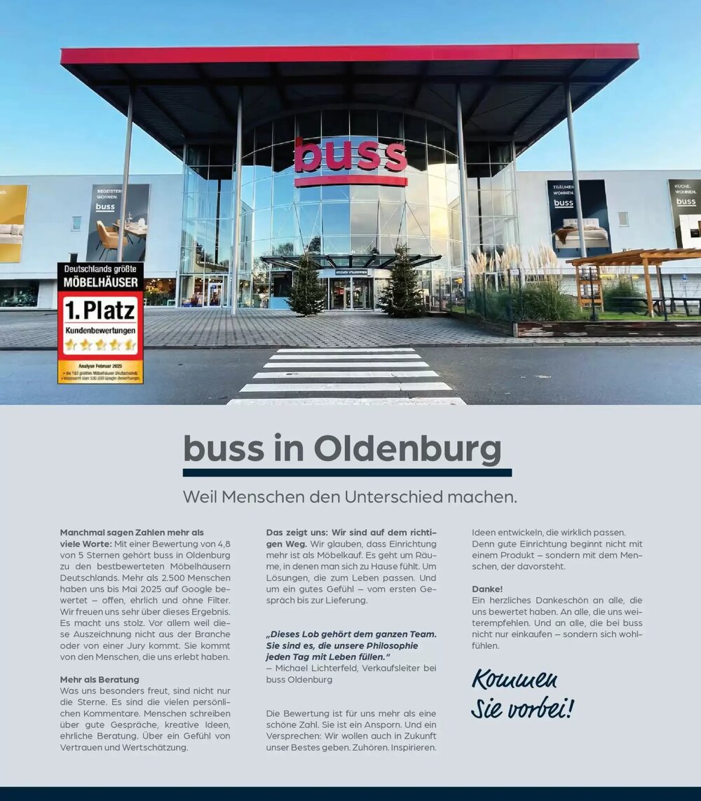 Möbel Buss Prospekt (ab 26.02.2026) zum Blättern - Seite 34