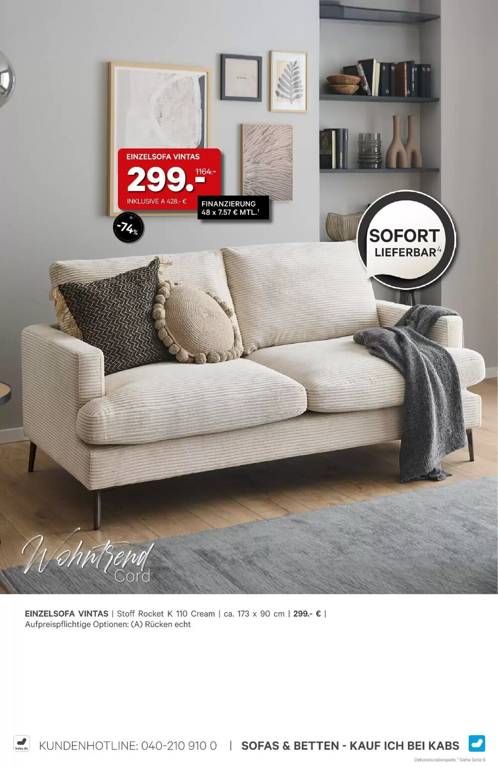 Kabs Polsterwelt Prospekt (ab 27.02.2026) zum Blättern - Seite 16
