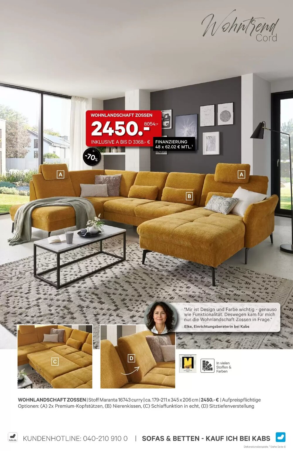 Kabs Polsterwelt Prospekt (ab 27.02.2026) zum Blättern - Seite 17