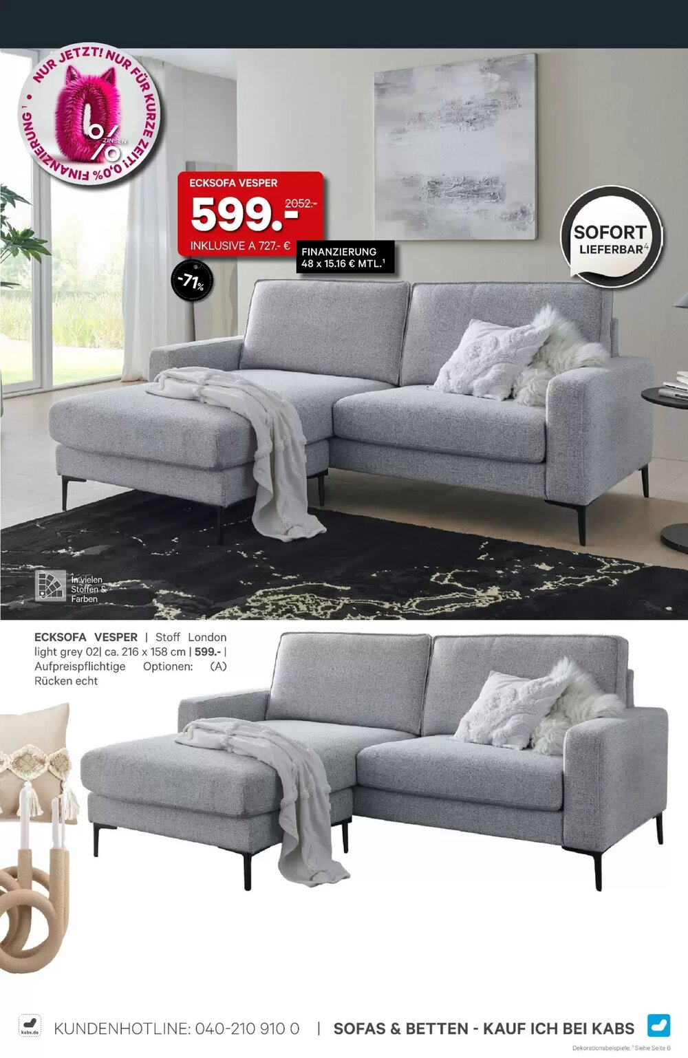 Kabs Polsterwelt Prospekt (ab 27.02.2026) zum Blättern - Seite 21