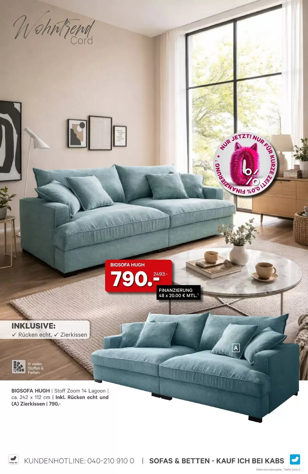 Kabs Polsterwelt Prospekt (ab 27.02.2026) zum Blättern - Seite 22