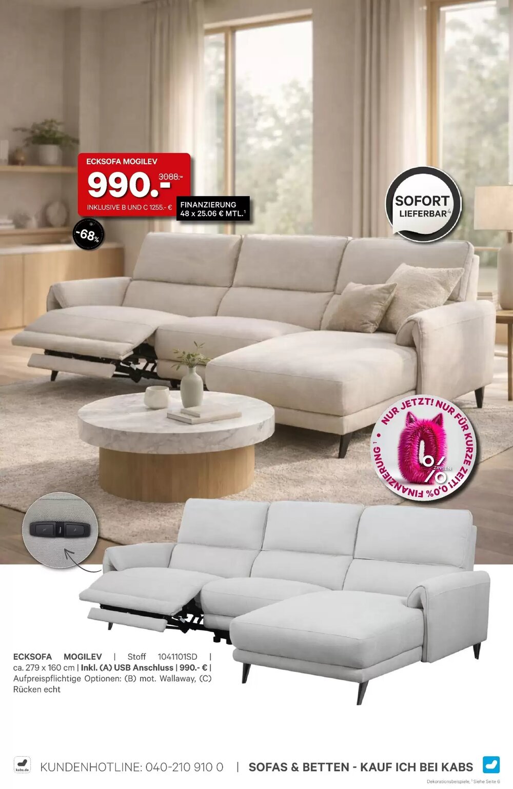 Kabs Polsterwelt Prospekt (ab 27.02.2026) zum Blättern - Seite 25