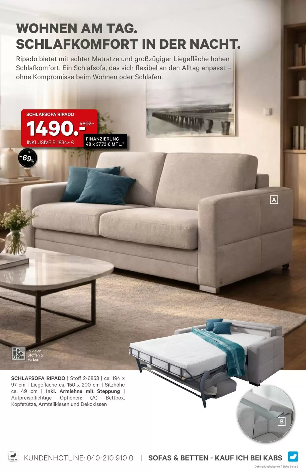 Kabs Polsterwelt Prospekt (ab 27.02.2026) zum Blättern - Seite 31