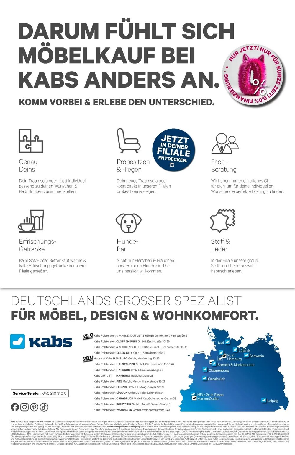 Kabs Polsterwelt Prospekt (ab 27.02.2026) zum Blättern - Seite 32
