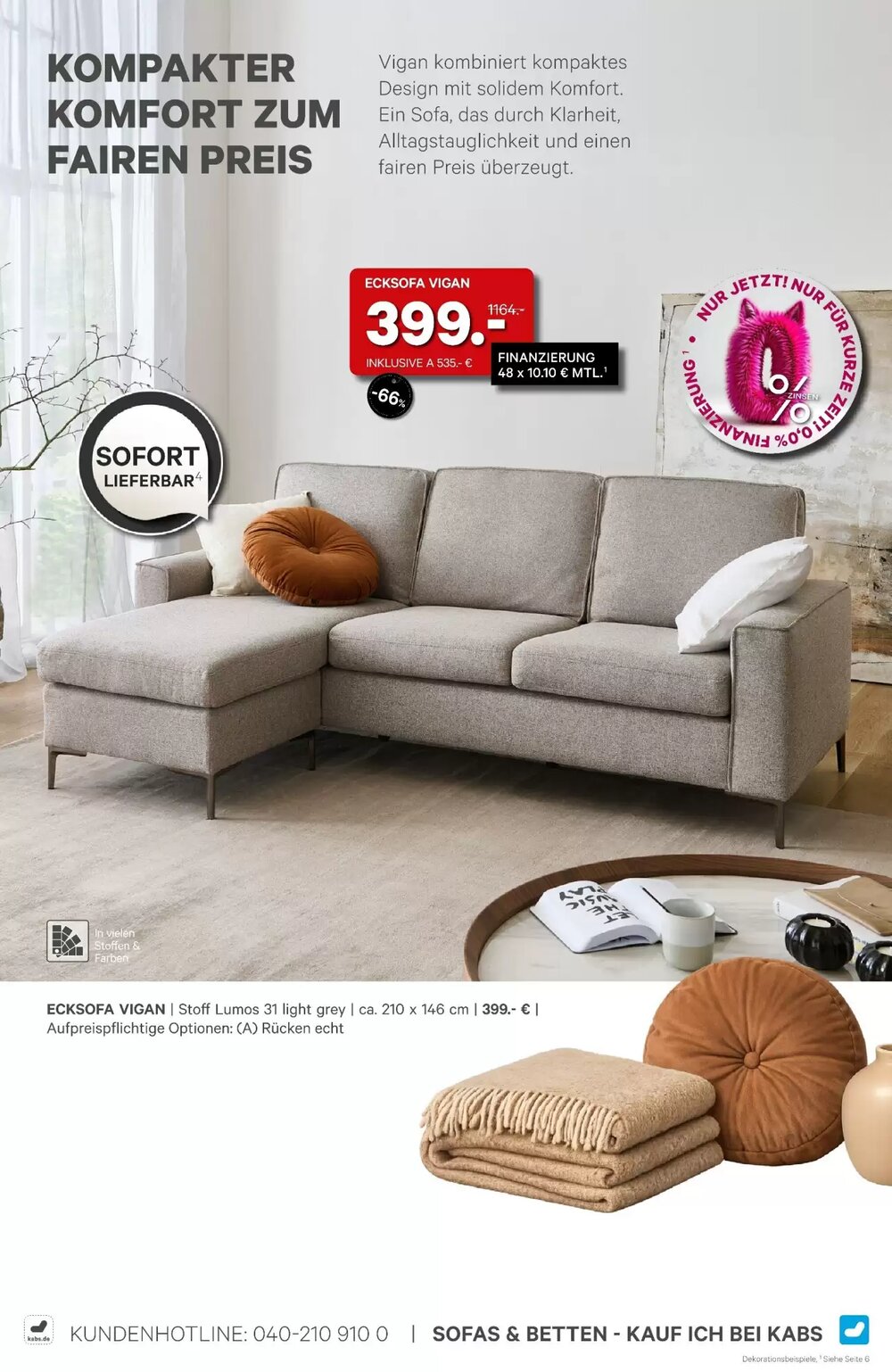 Kabs Polsterwelt Prospekt (ab 27.02.2026) zum Blättern - Seite 6