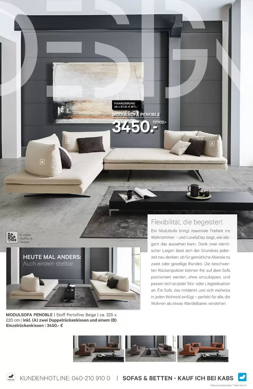 Kabs Polsterwelt Prospekt (ab 27.02.2026) zum Blättern - Seite 9