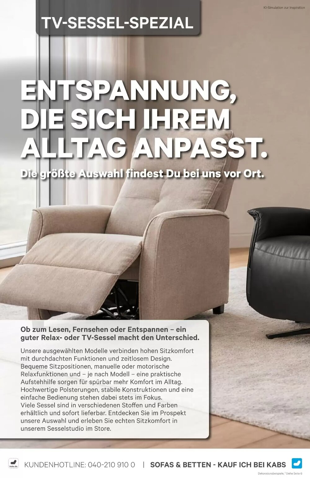 Kabs Polsterwelt Prospekt (ab 27.02.2026) zum Blättern - Seite 22