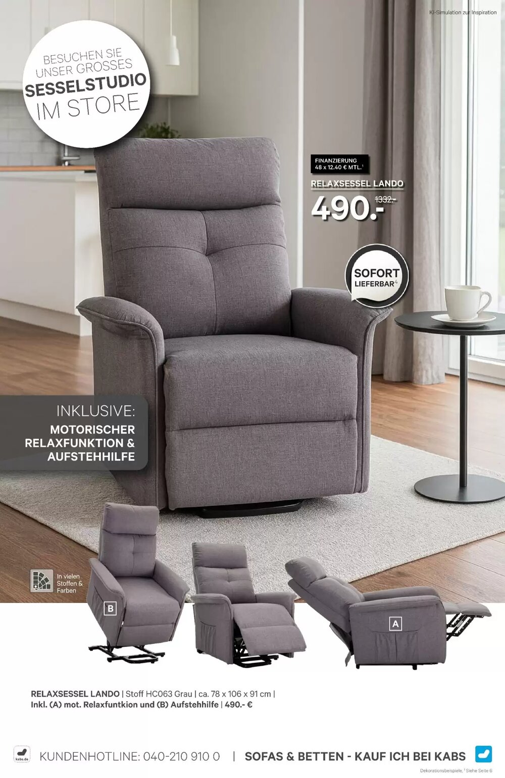 Kabs Polsterwelt Prospekt (ab 27.02.2026) zum Blättern - Seite 26