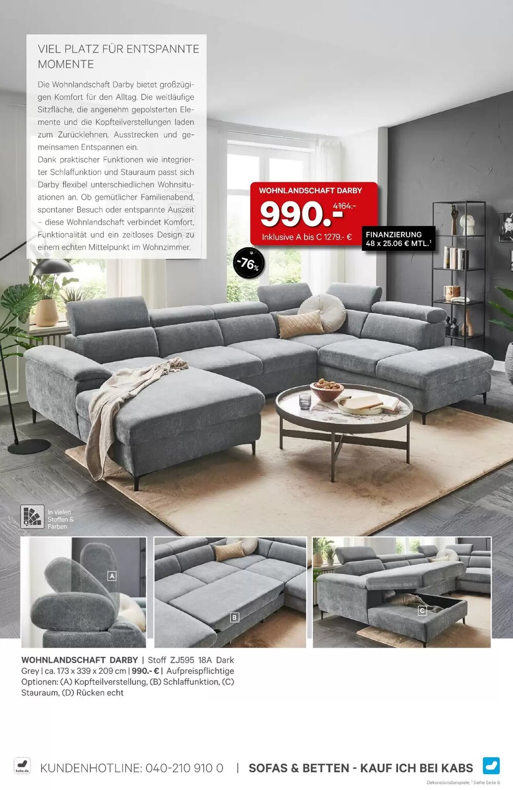 Kabs Polsterwelt Prospekt (ab 27.02.2026) zum Blättern - Seite 3