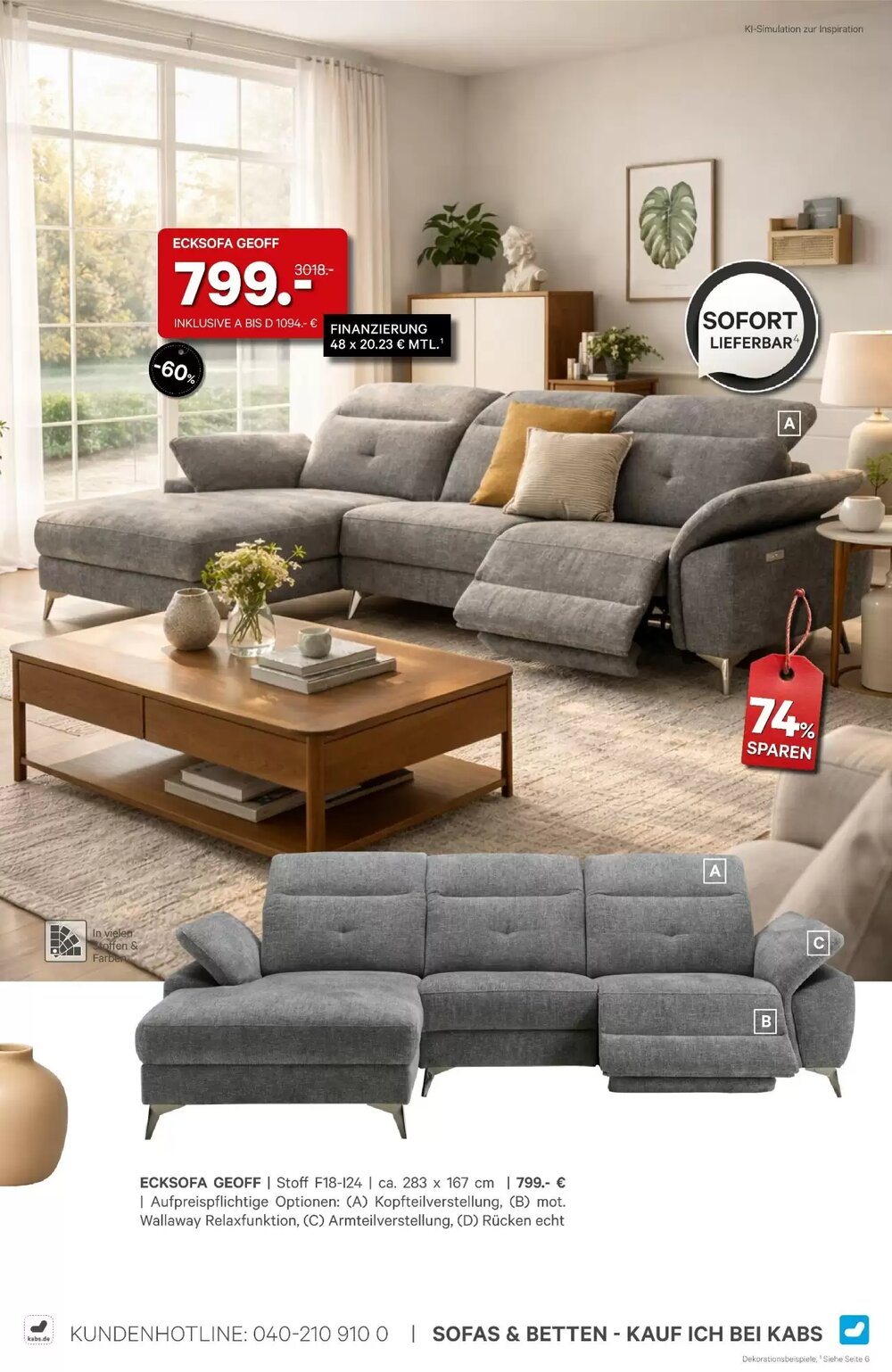 Kabs Polsterwelt Prospekt (ab 27.02.2026) zum Blättern - Seite 31