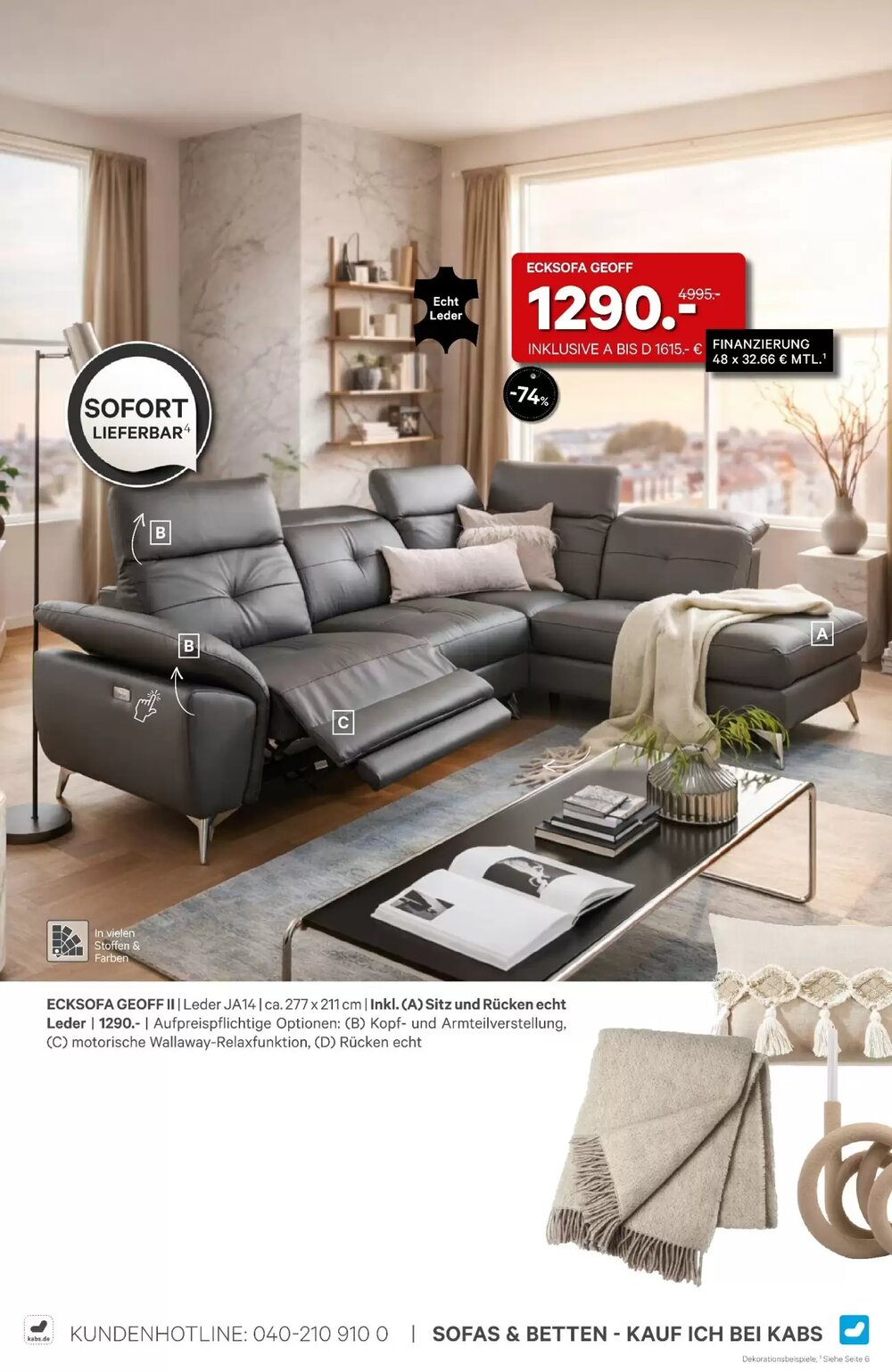Kabs Polsterwelt Prospekt (ab 27.02.2026) zum Blättern - Seite 40
