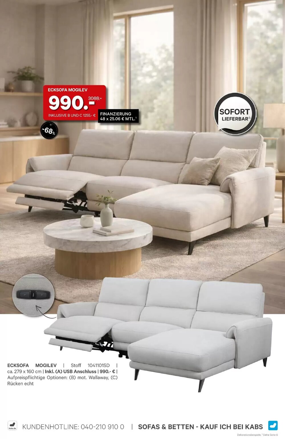 Kabs Polsterwelt Prospekt (ab 27.02.2026) zum Blättern - Seite 45