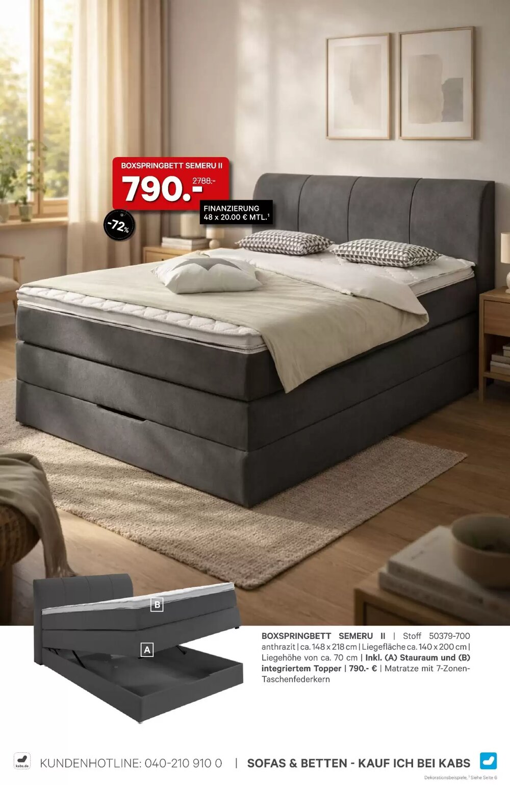 Kabs Polsterwelt Prospekt (ab 27.02.2026) zum Blättern - Seite 56