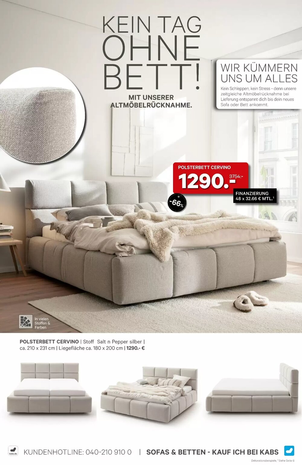 Kabs Polsterwelt Prospekt (ab 27.02.2026) zum Blättern - Seite 58
