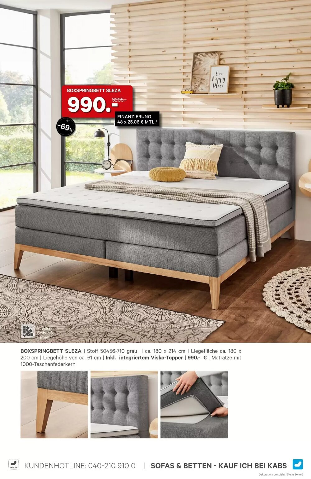 Kabs Polsterwelt Prospekt (ab 27.02.2026) zum Blättern - Seite 59