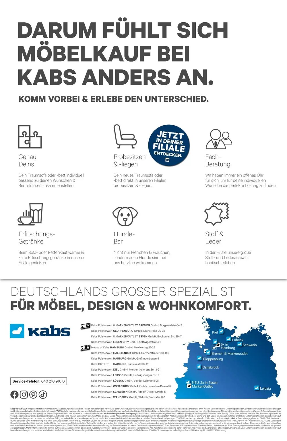 Kabs Polsterwelt Prospekt (ab 27.02.2026) zum Blättern - Seite 60