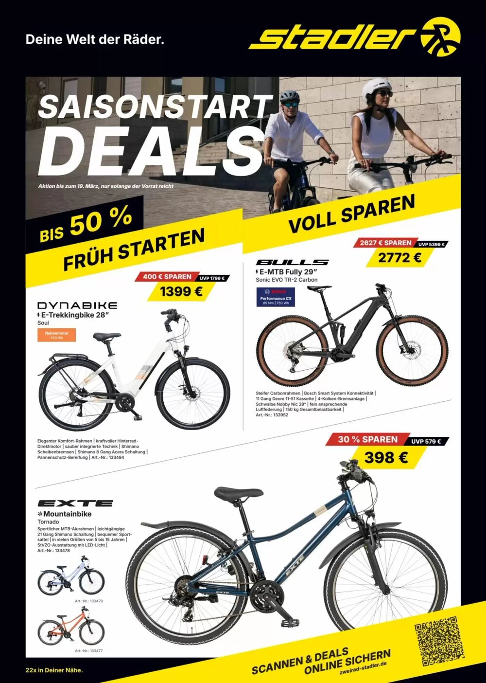 Zweirad Stadler Prospekt (ab 27.02.2026) zum Blättern - Seite 1