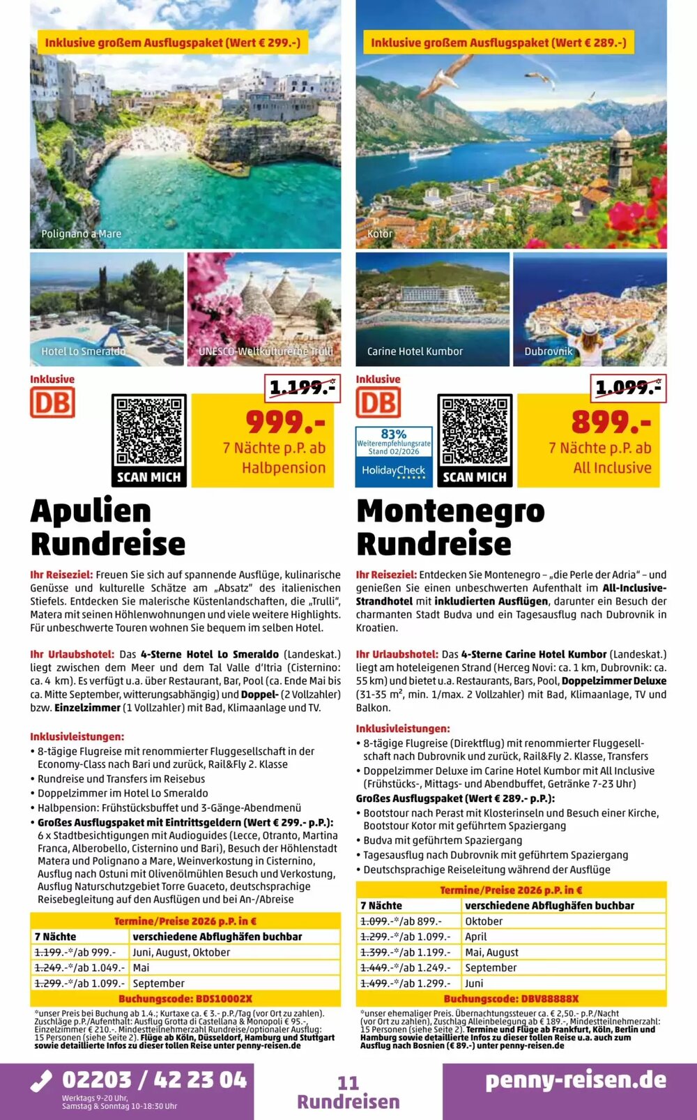 Penny Reisen Prospekt (ab 27.02.2026) zum Blättern - Seite 11