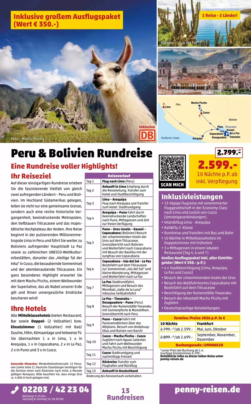 Penny Reisen Prospekt (ab 27.02.2026) zum Blättern - Seite 13