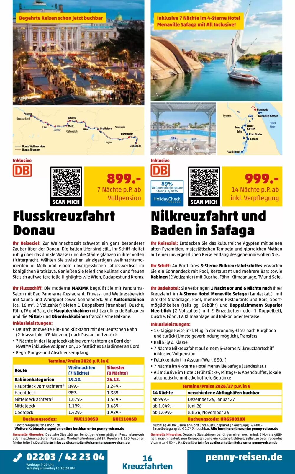 Penny Reisen Prospekt (ab 27.02.2026) zum Blättern - Seite 16