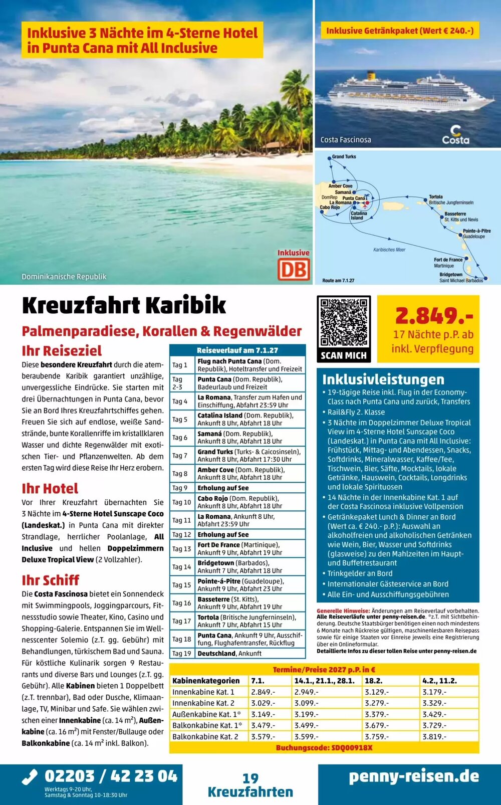 Penny Reisen Prospekt (ab 27.02.2026) zum Blättern - Seite 19