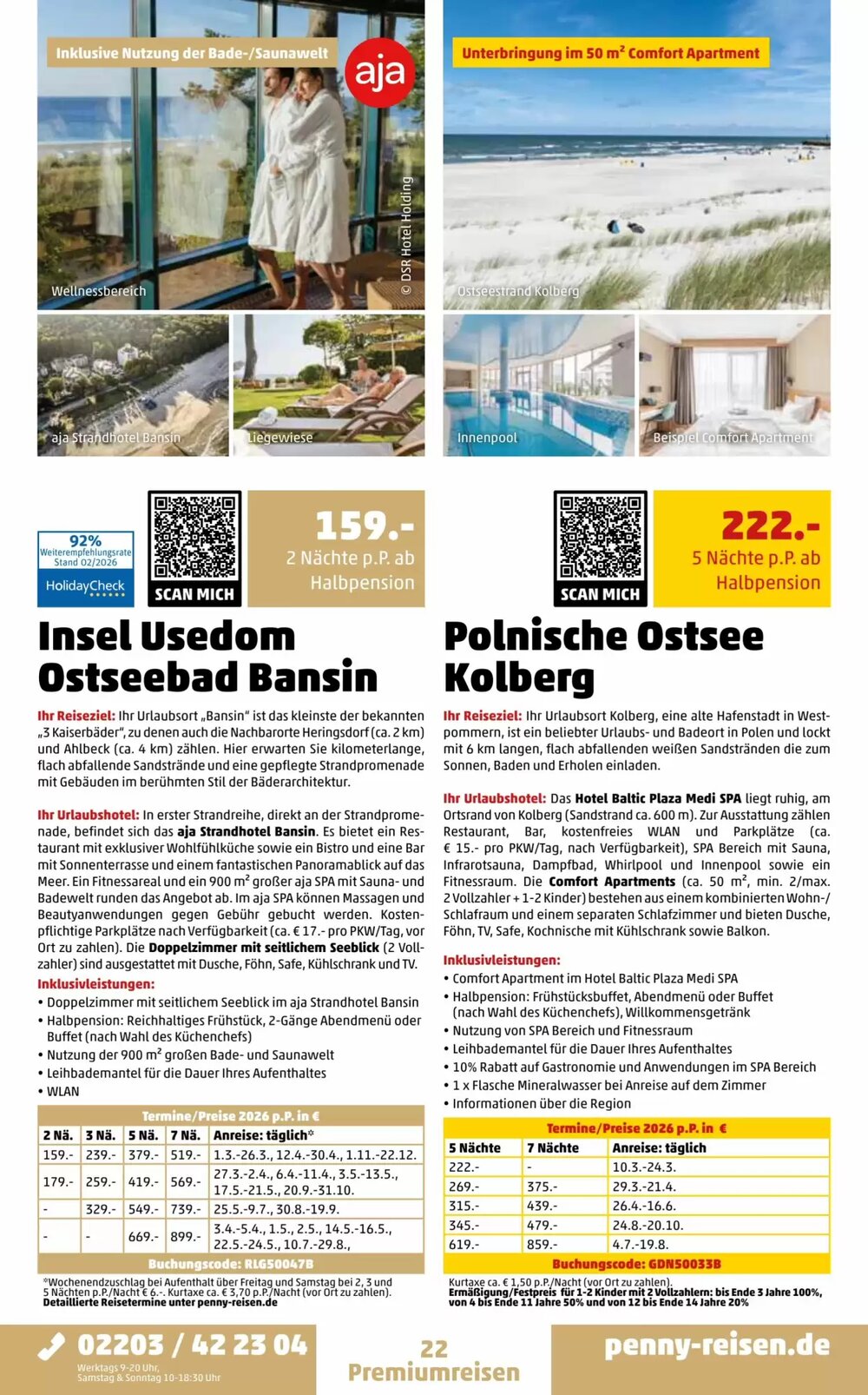 Penny Reisen Prospekt (ab 27.02.2026) zum Blättern - Seite 22