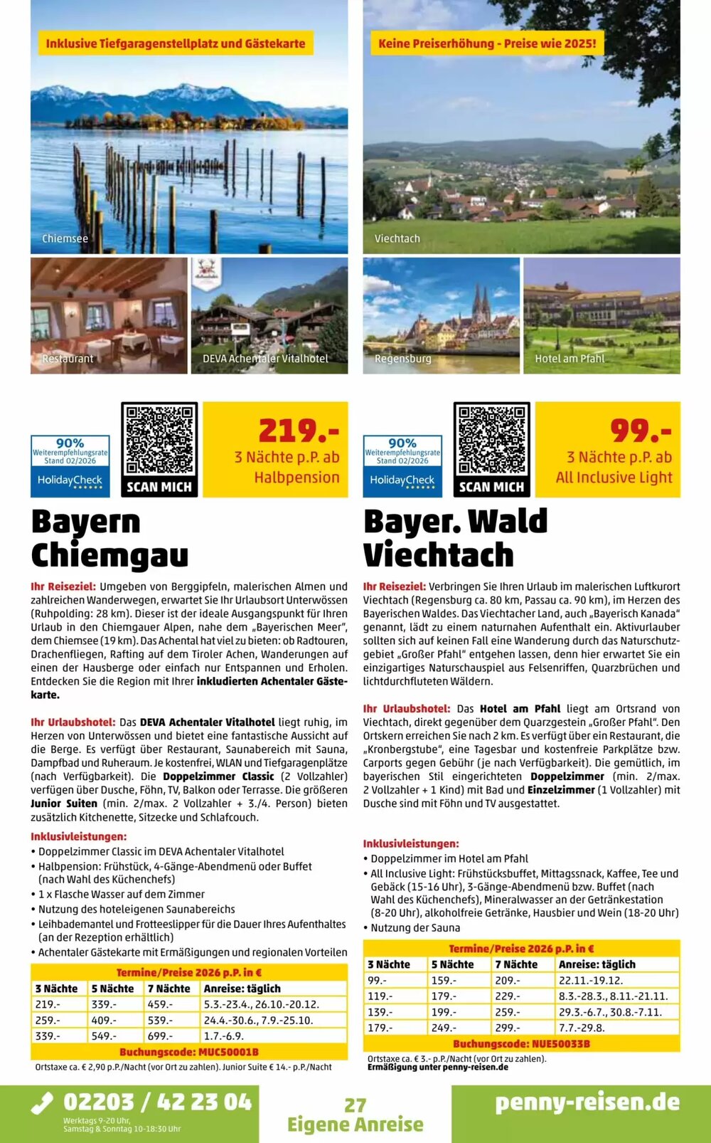 Penny Reisen Prospekt (ab 27.02.2026) zum Blättern - Seite 27