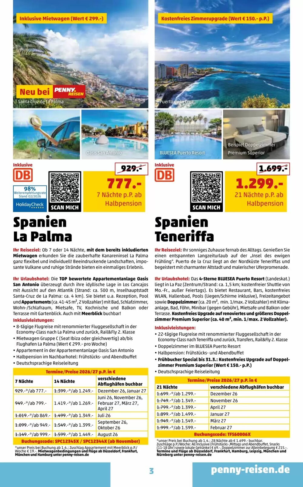 Penny Reisen Prospekt (ab 27.02.2026) zum Blättern - Seite 3
