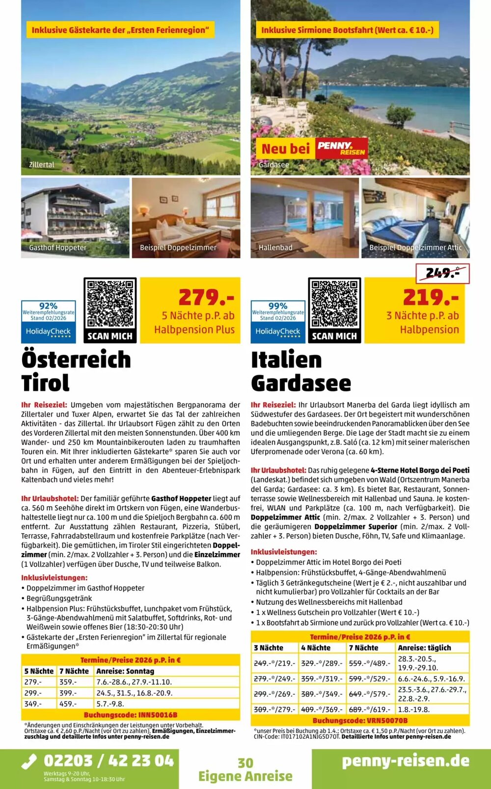 Penny Reisen Prospekt (ab 27.02.2026) zum Blättern - Seite 30