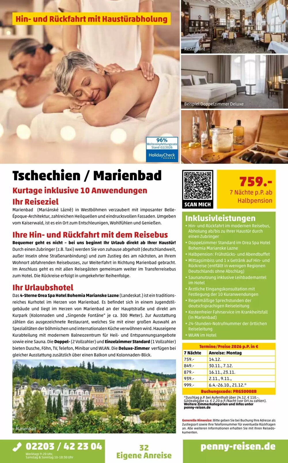 Penny Reisen Prospekt (ab 27.02.2026) zum Blättern - Seite 32