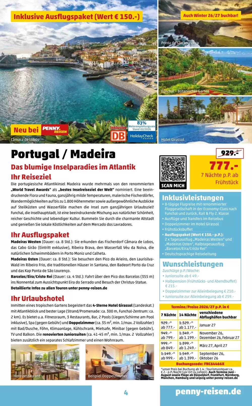 Penny Reisen Prospekt (ab 27.02.2026) zum Blättern - Seite 4