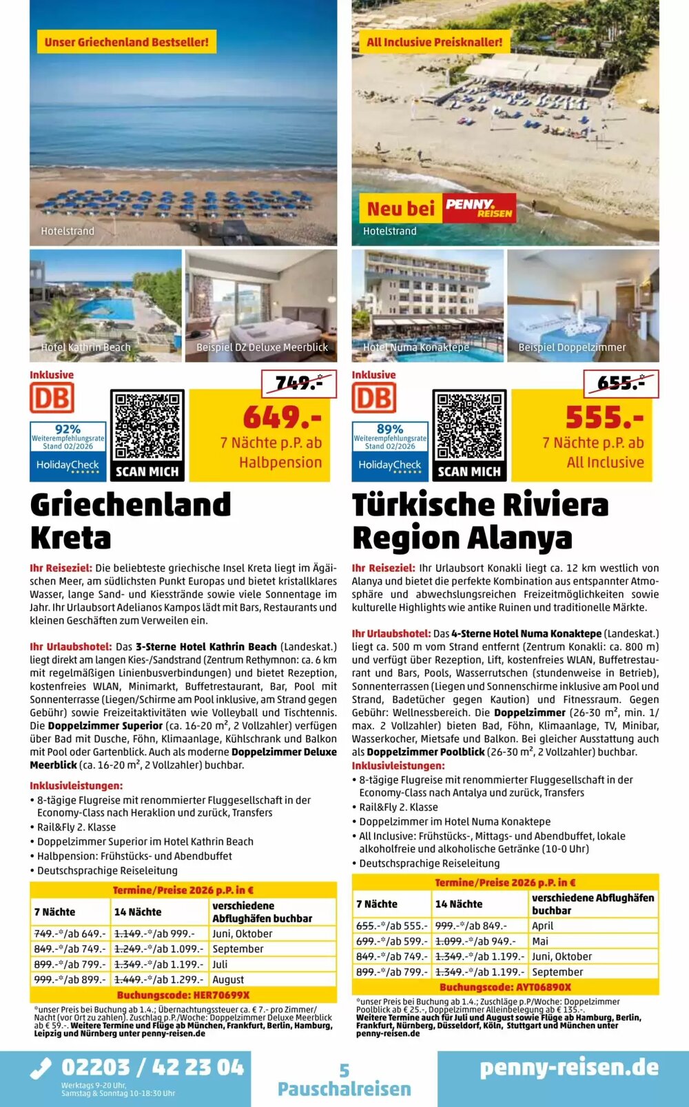Penny Reisen Prospekt (ab 27.02.2026) zum Blättern - Seite 5