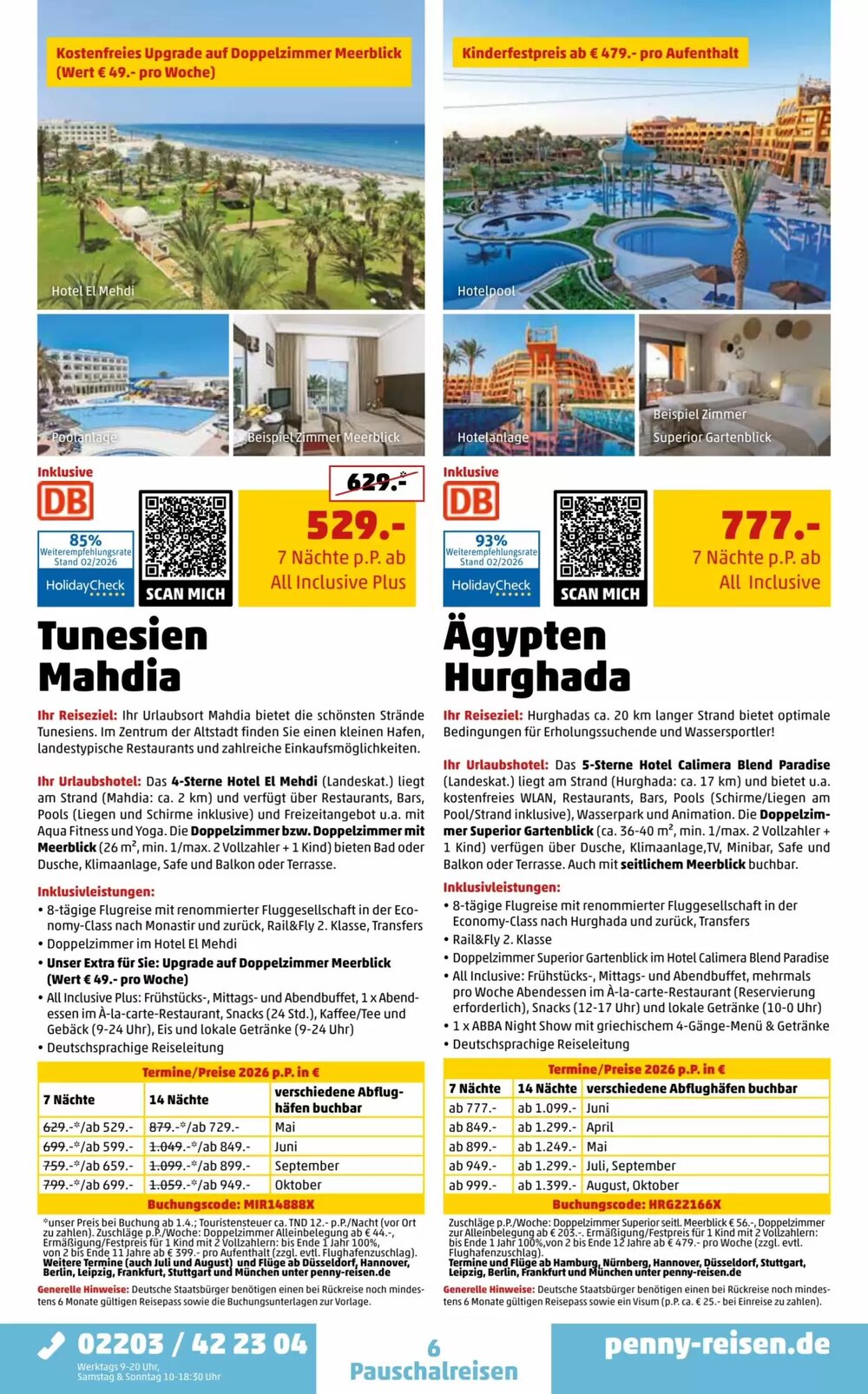 Penny Reisen Prospekt (ab 27.02.2026) zum Blättern - Seite 6