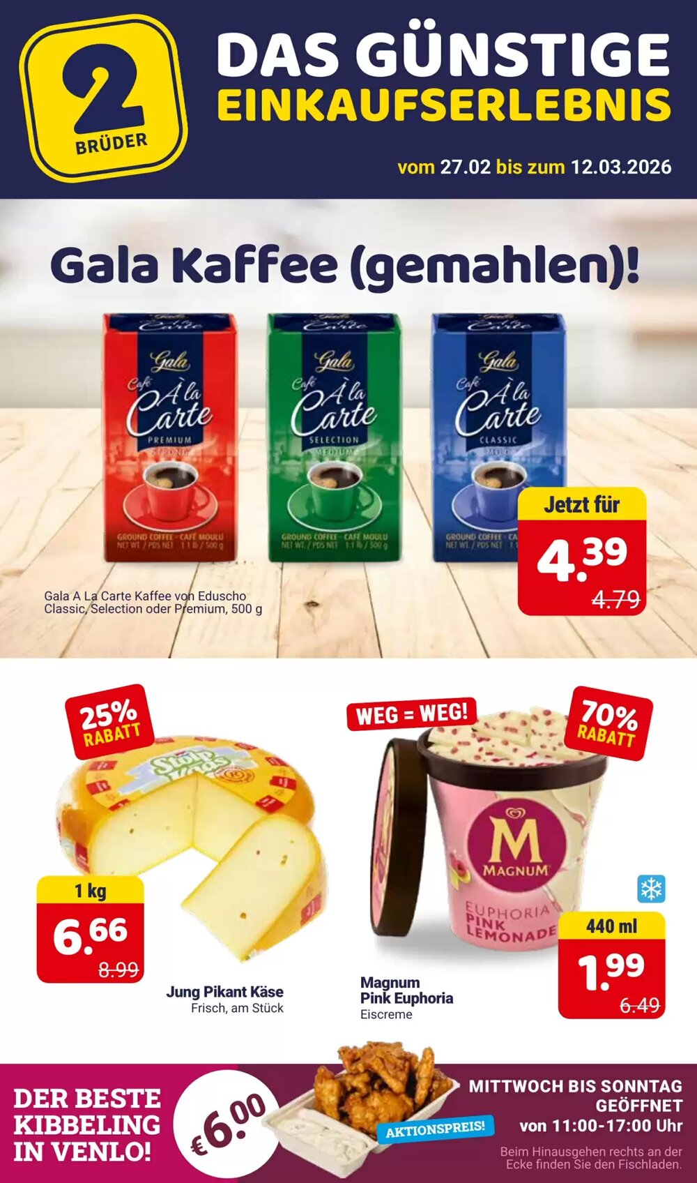 2Brüder Prospekt (ab 27.02.2026) zum Blättern - Seite 1