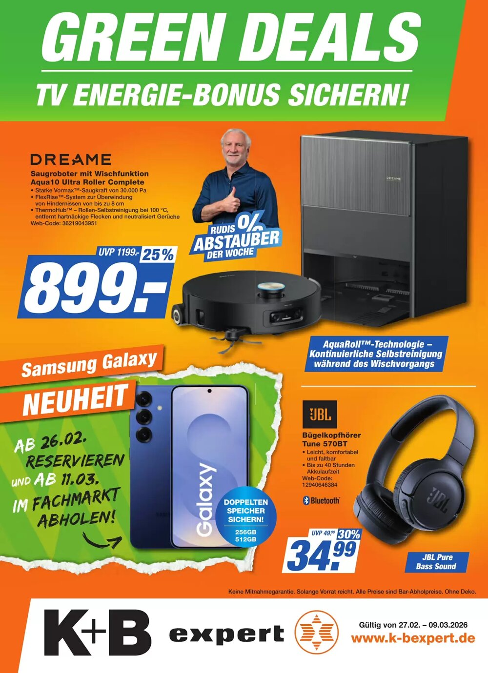 K+B Expert Prospekt (ab 27.02.2026) zum Blättern - Seite 1