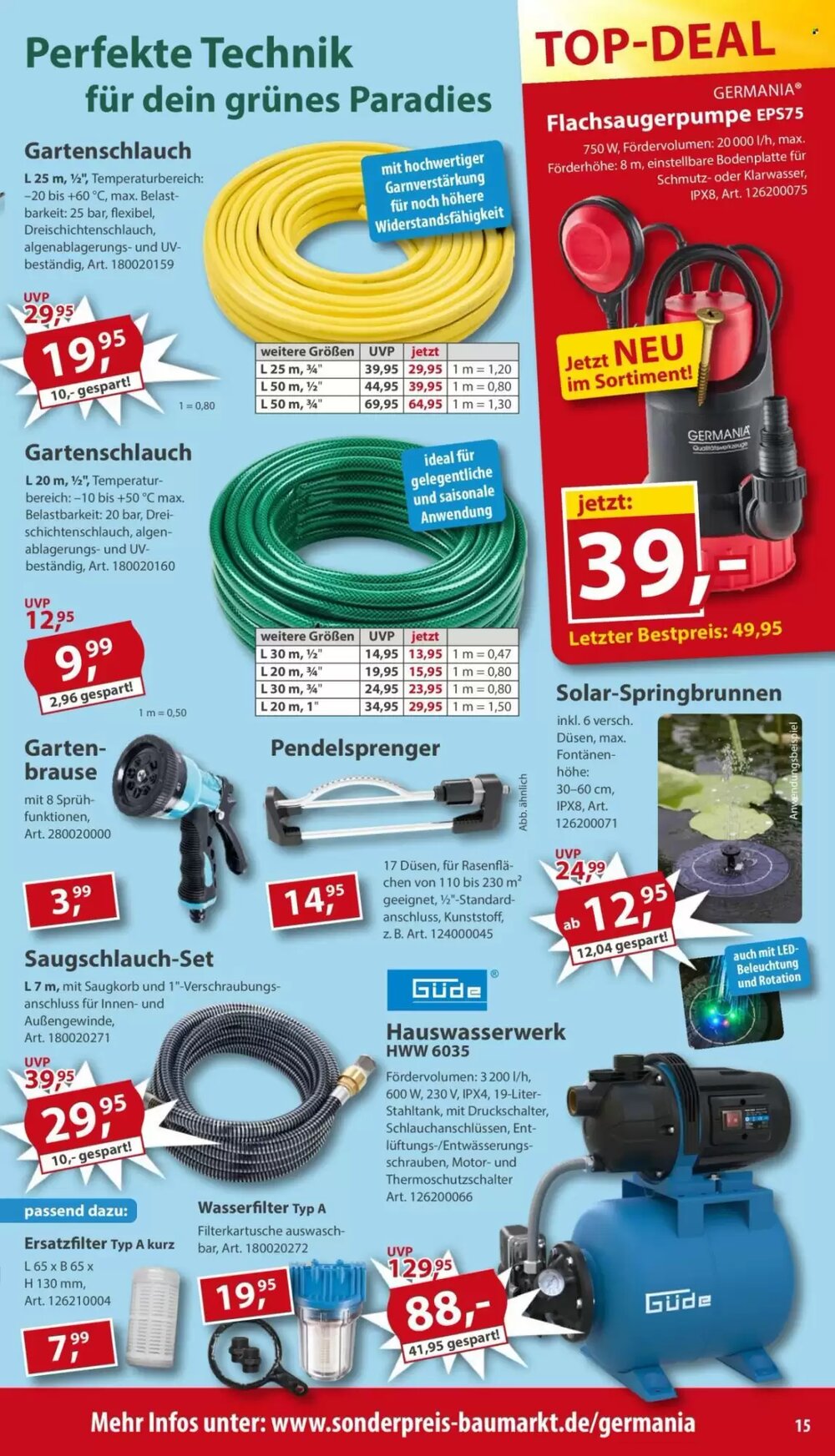 Sonderpreis Baumarkt Prospekt (ab 28.02.2026) zum Blättern - Seite 15