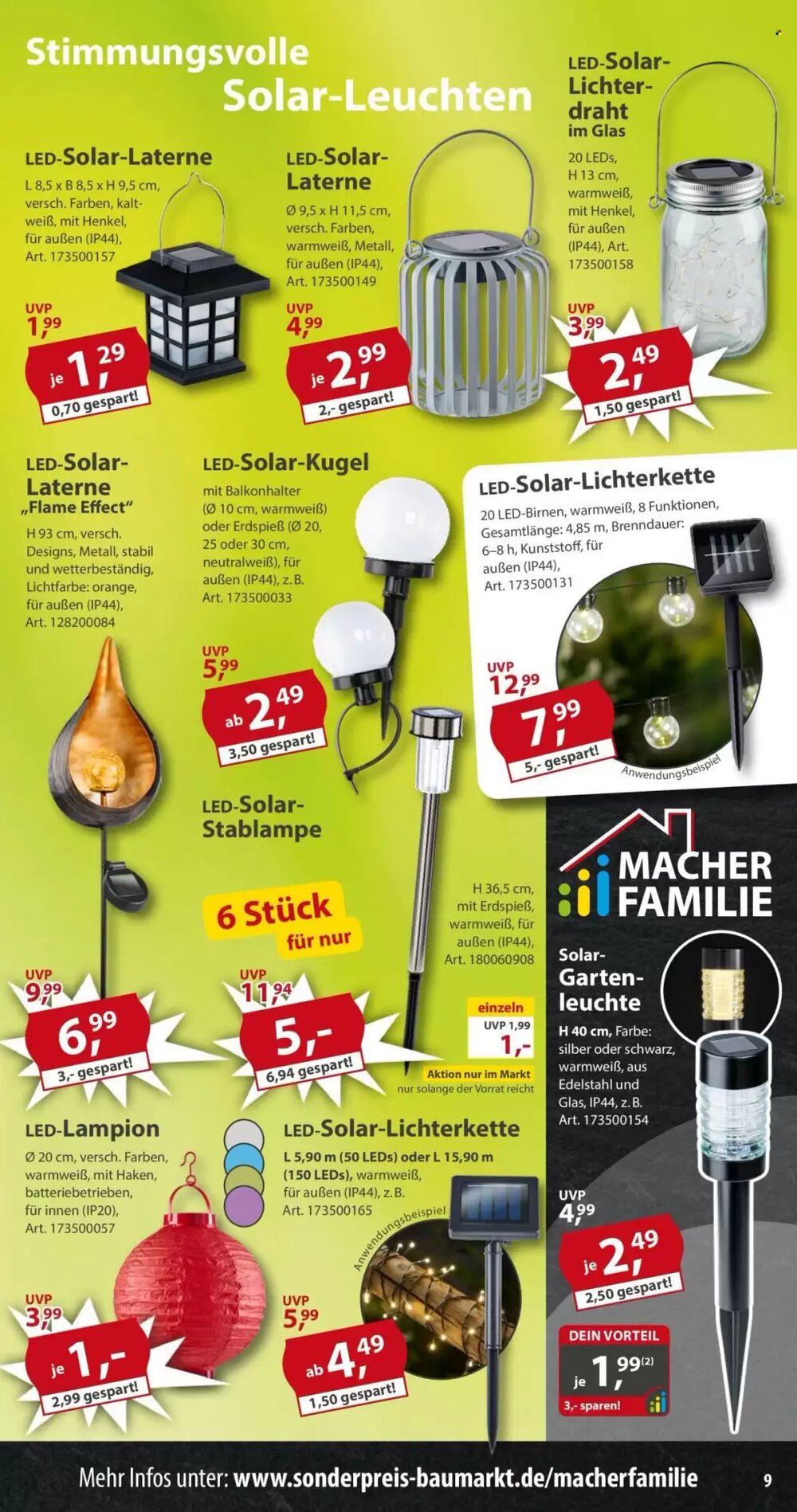 Sonderpreis Baumarkt Prospekt (ab 28.02.2026) zum Blättern - Seite 9