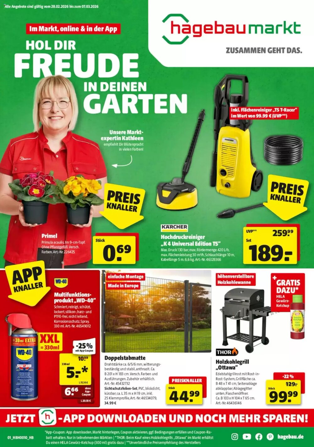 Hagebau Prospekt (ab 28.02.2026) zum Blättern - Seite 1
