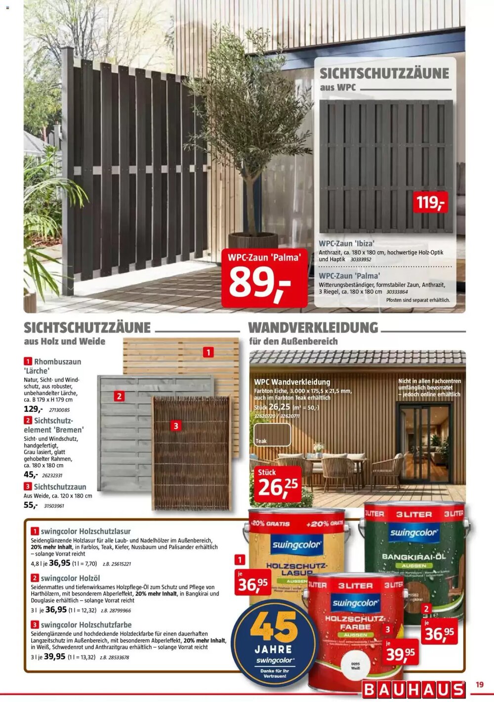 Bauhaus Prospekt (ab 28.02.2026) zum Blättern - Seite 19