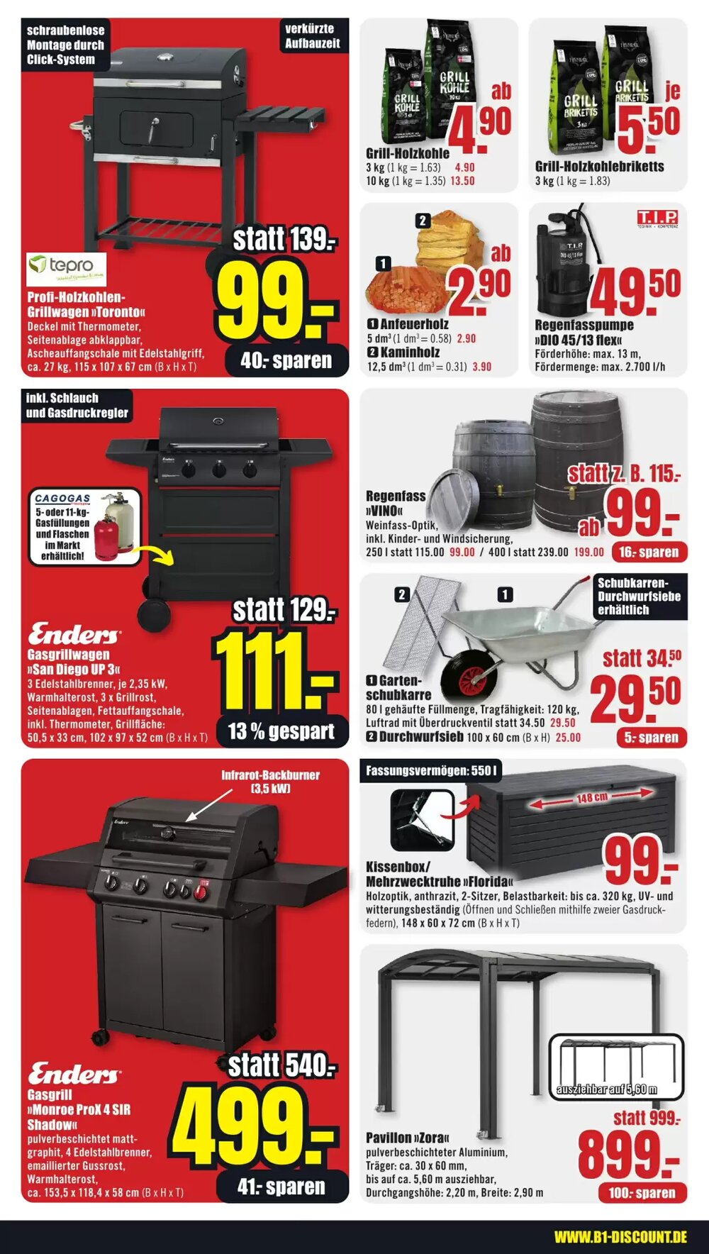 B1 Discount Baumarkt Prospekt (ab 28.02.2026) zum Blättern - Seite 4