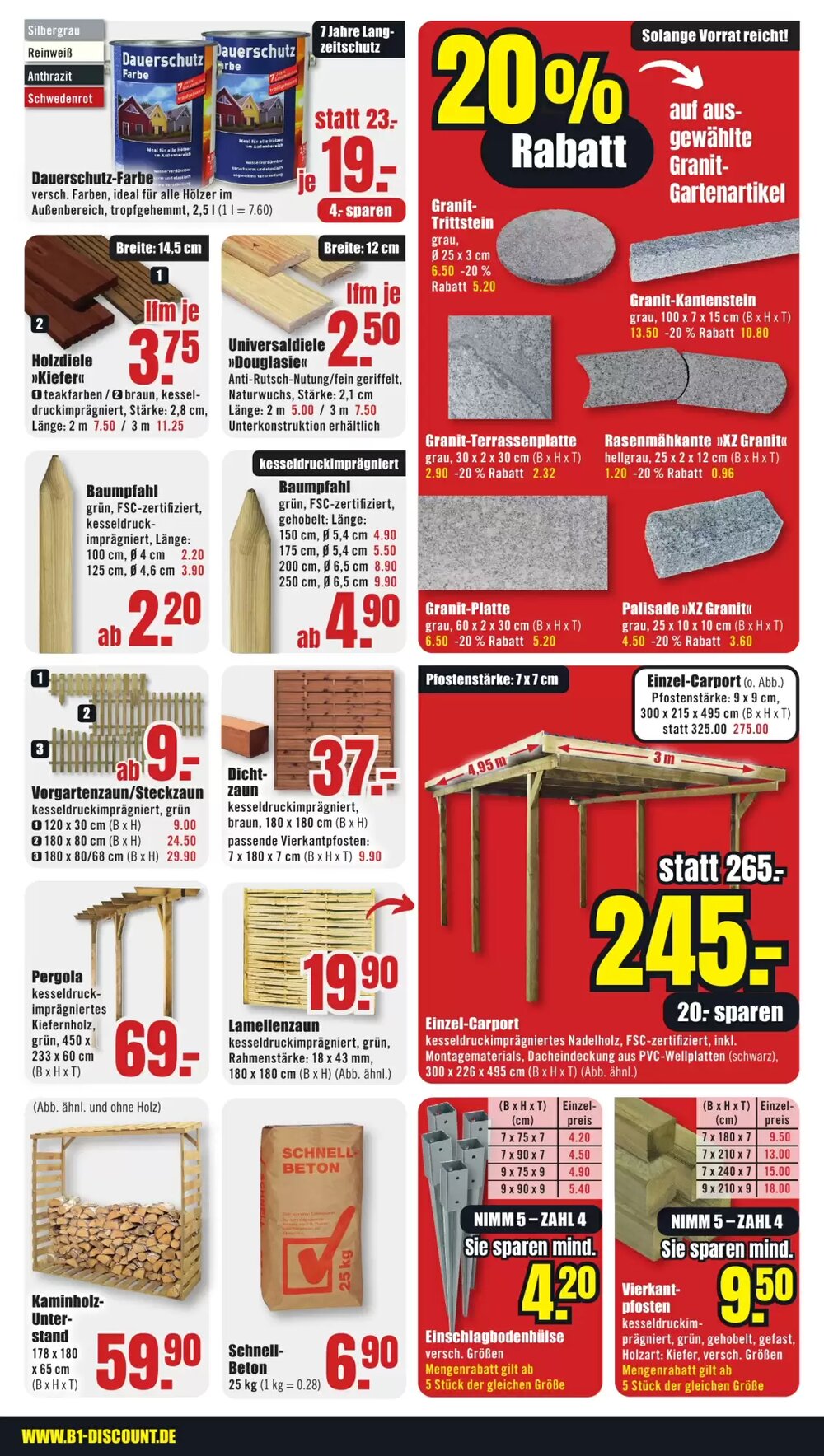 B1 Discount Baumarkt Prospekt (ab 28.02.2026) zum Blättern - Seite 5