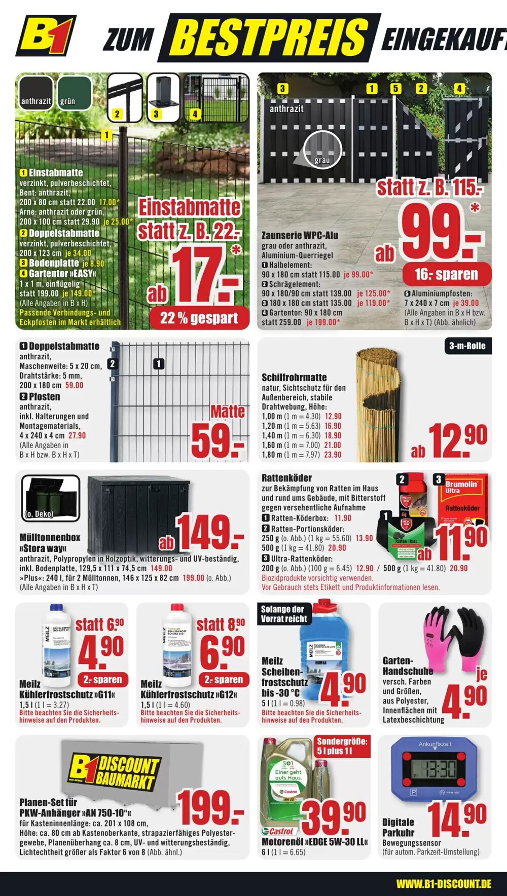 B1 Discount Baumarkt Prospekt (ab 28.02.2026) zum Blättern - Seite 8