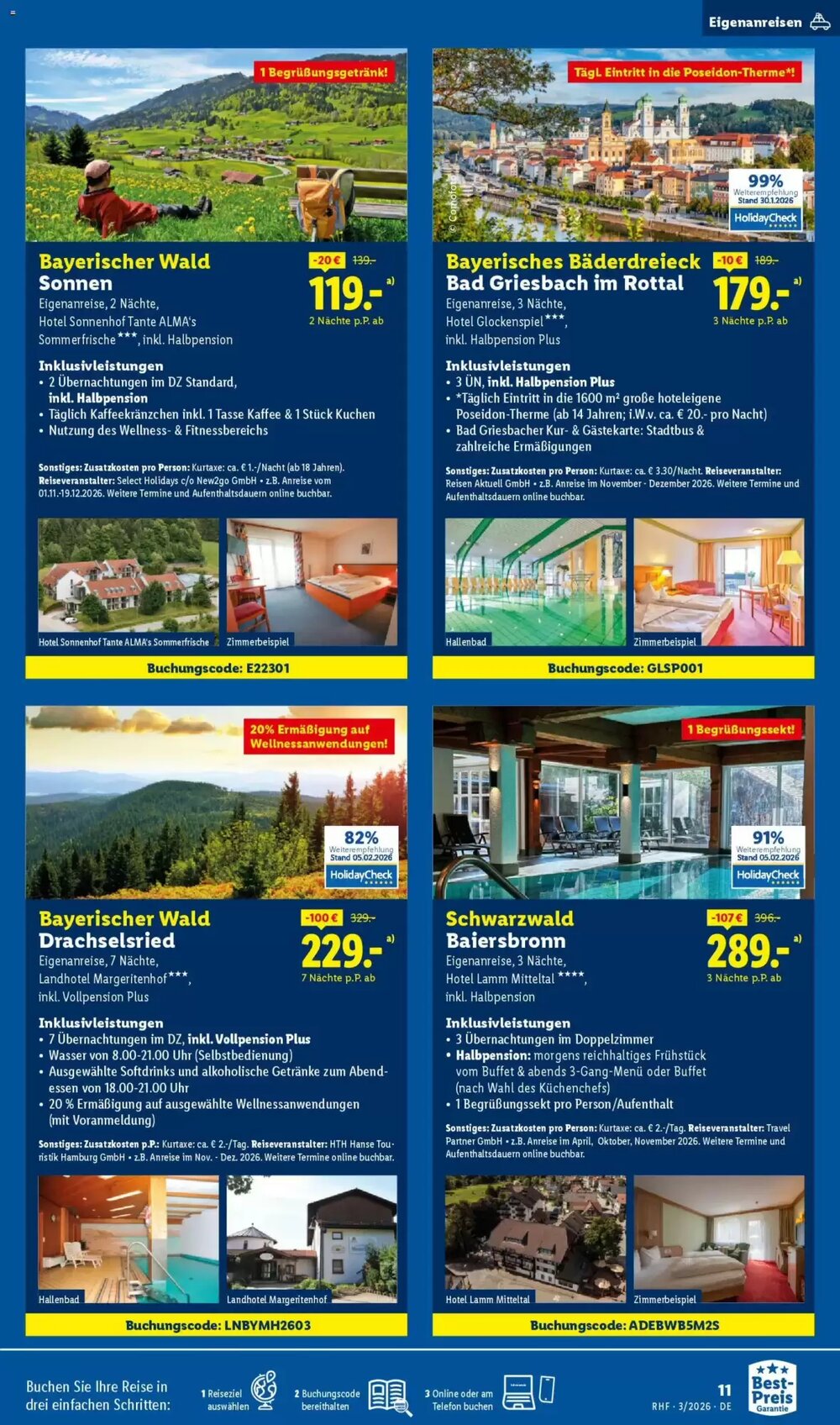 Lidl Reisen Prospekt (ab 28.02.2026) zum Blättern - Seite 11