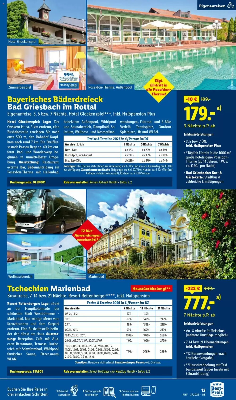 Lidl Reisen Prospekt (ab 28.02.2026) zum Blättern - Seite 13