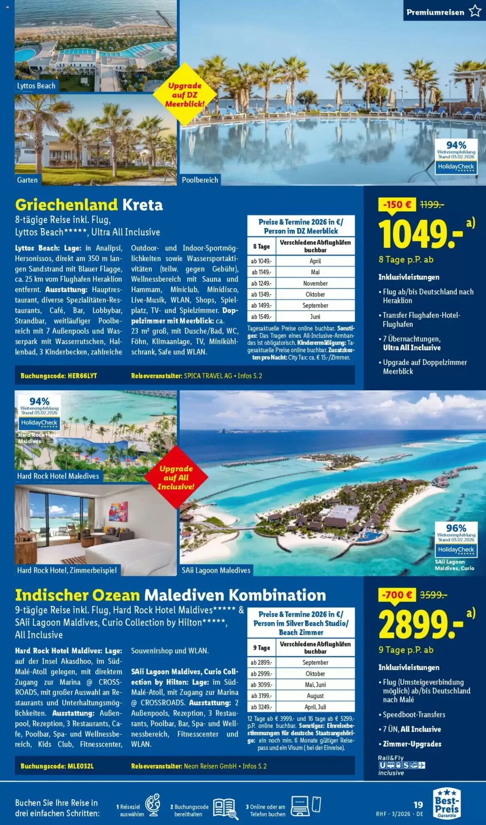 Lidl Reisen Prospekt (ab 28.02.2026) zum Blättern - Seite 19