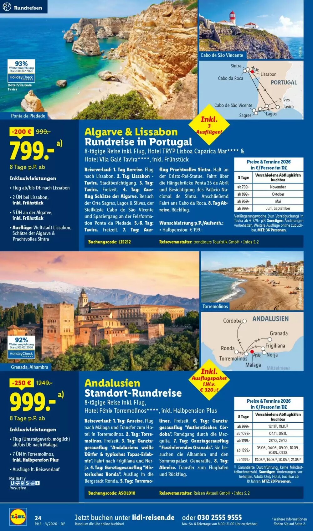 Lidl Reisen Prospekt (ab 28.02.2026) zum Blättern - Seite 24