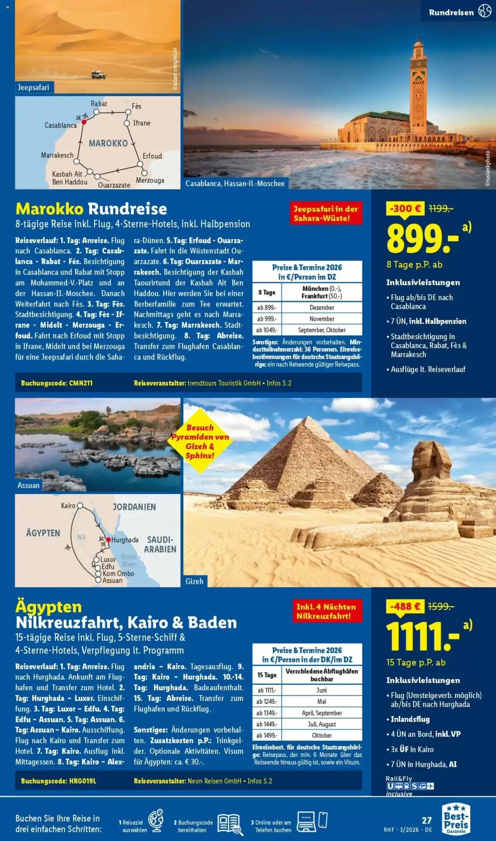 Lidl Reisen Prospekt (ab 28.02.2026) zum Blättern - Seite 27