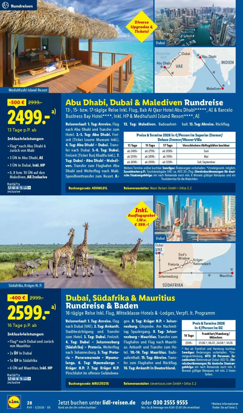 Lidl Reisen Prospekt (ab 28.02.2026) zum Blättern - Seite 28